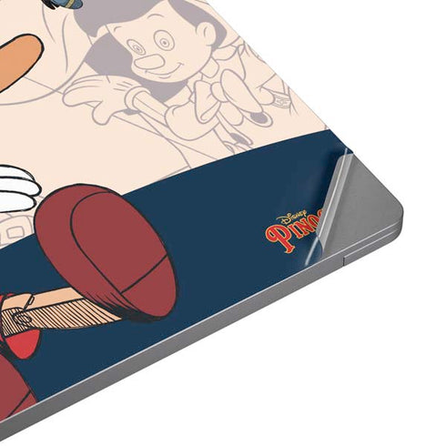 Disney Pinocchio and Jiminy Cricket Universal Laptop 16in (13 x 9.4in) Skin